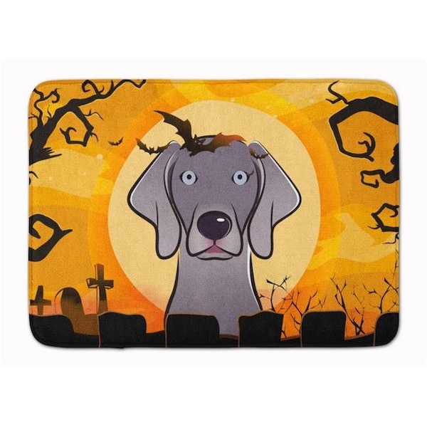 Carolines Treasures Carolines Treasures BB1789RUG Halloween Weimaraner Machine Washable Memory Foam Mat BB1789RUG - main